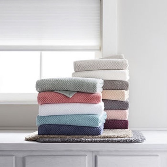 ✨HP✨Home™ Quick Dri Textured Solid Bath Towels✨ - Picture 2 of 2